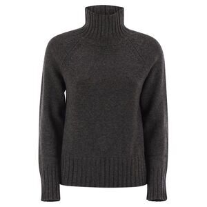 S Maxmara Women Turtleneck In Wool And Cashmere Yarn